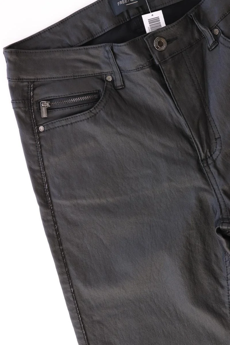 Free/Quent Kunstlederhose Gr. W28 schwarz aus Viskose