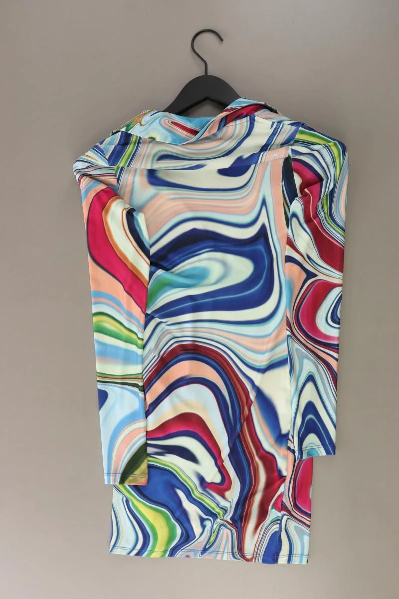 Bershka Langarmkleid Gr. S mehrfarbig aus Polyester