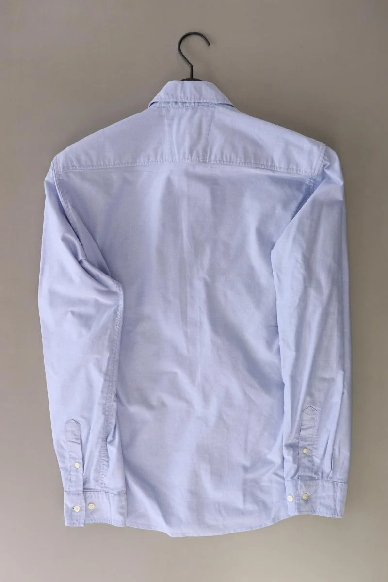 Selected Homme Langarmhemd für Herren Gr. S blau aus Baumwolle