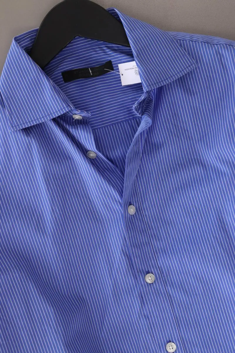 Jack & Jones Langarmhemd für Herren Gr. S gestreift blau aus Baumwolle