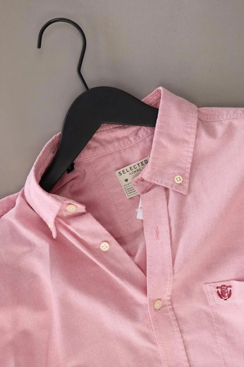 Selected Homme Langarmhemd für Herren Gr. S rosa aus Baumwolle