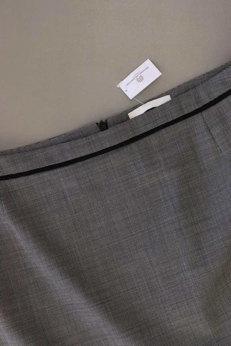 BOSS by Hugo Boss Wollrock Gr. 42 grau aus Schurwolle