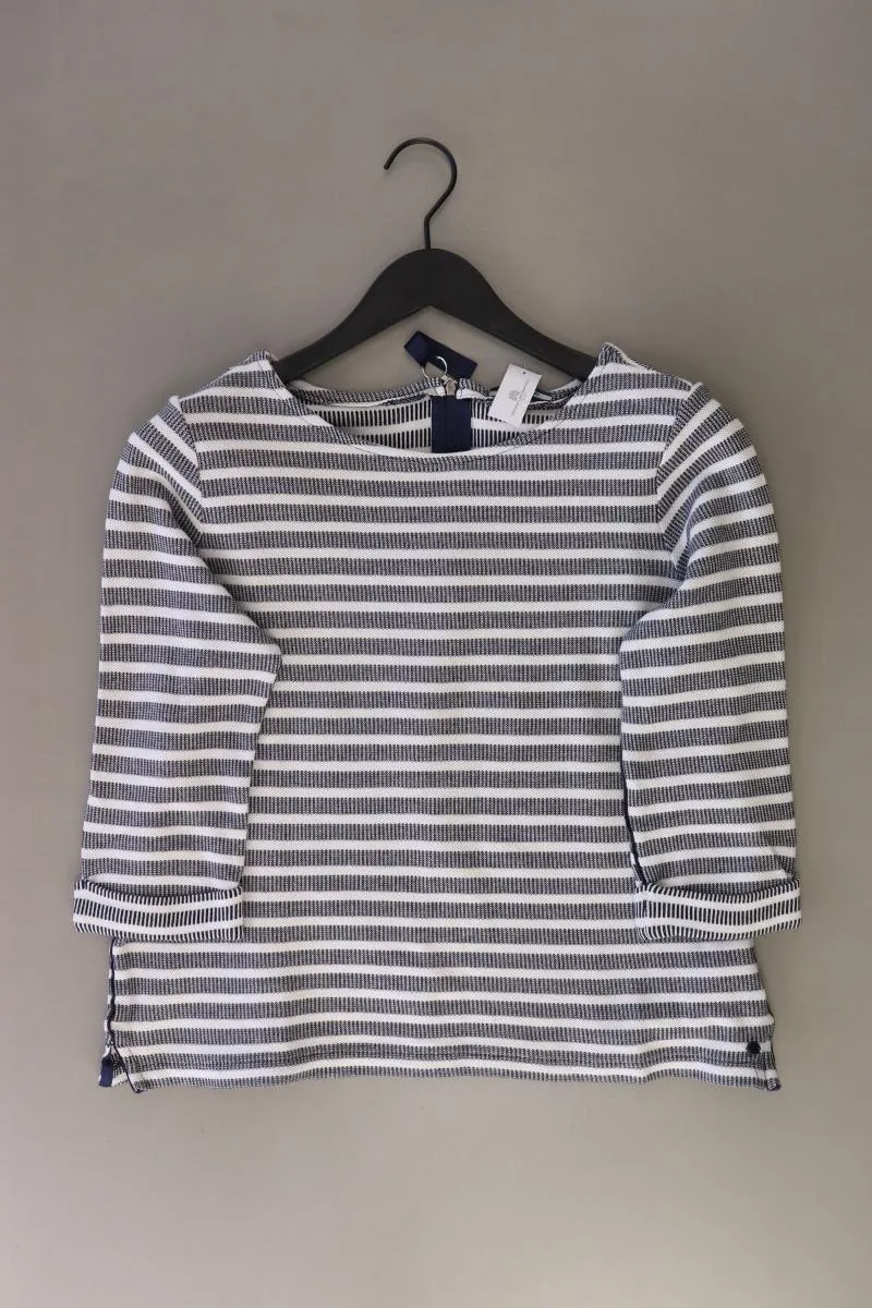 Marc O'Polo Feinstrickpullover Gr. M gestreift blau aus Baumwolle