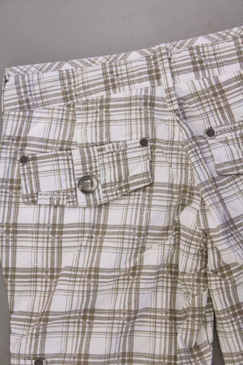 Soccx 3/4 Hose Gr. XS kariert creme aus Baumwolle