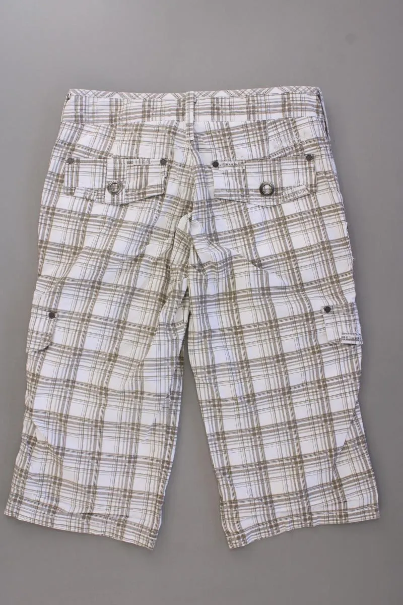 Soccx 3/4 Hose Gr. XS kariert creme aus Baumwolle