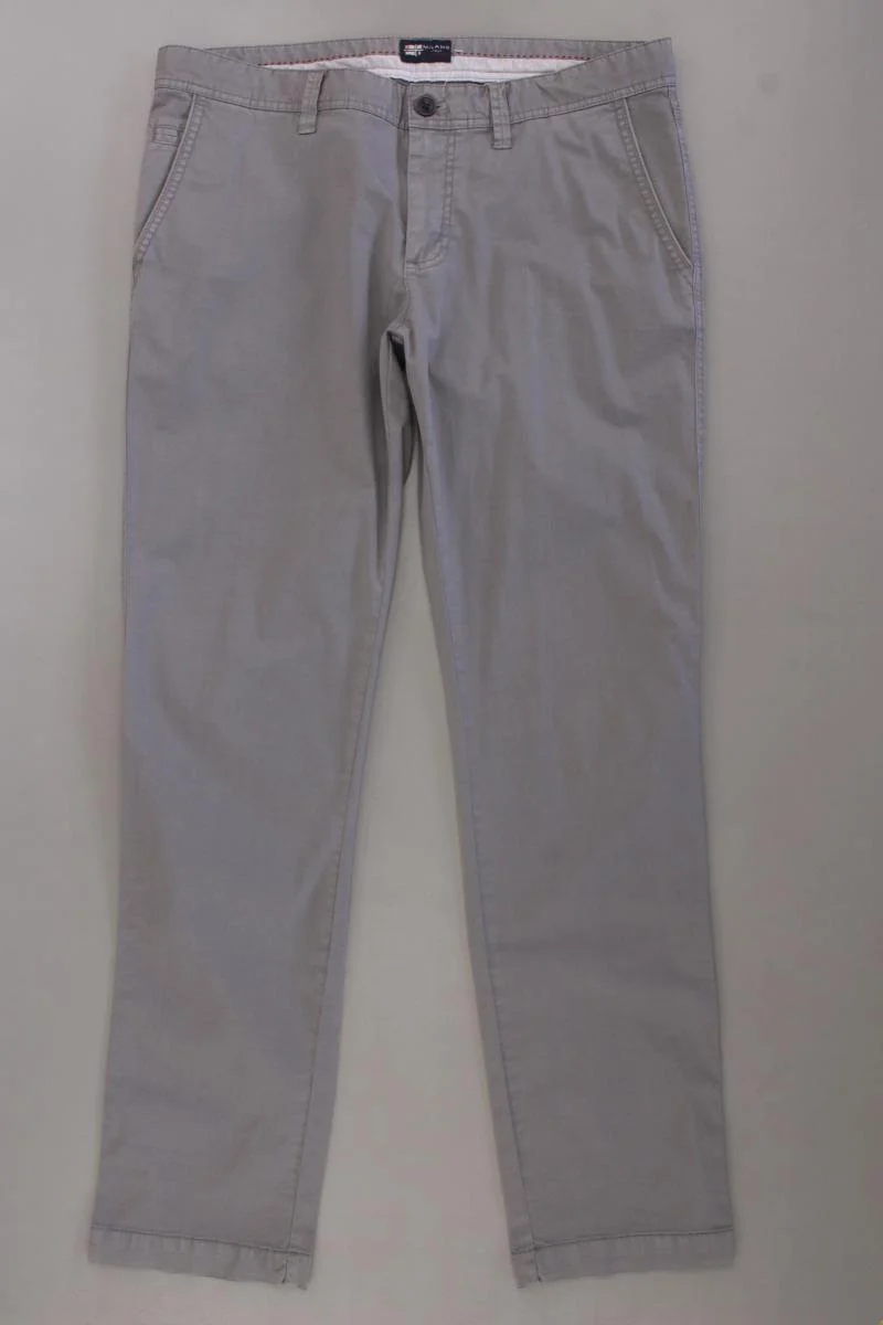 Milano Italy Chinohose für Herren Gr. W34/L34 grau aus Baumwolle