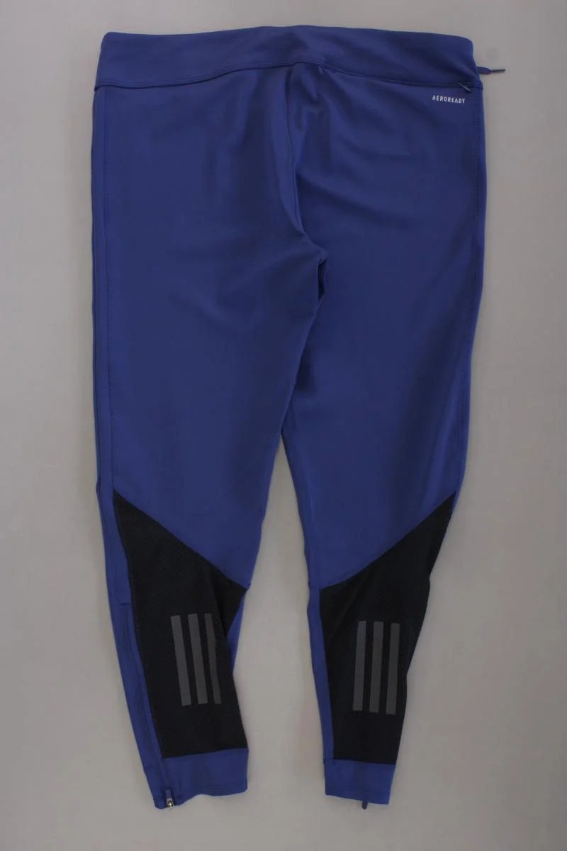 Adidas Sporthose Gr. XL neuwertig blau aus Polyester