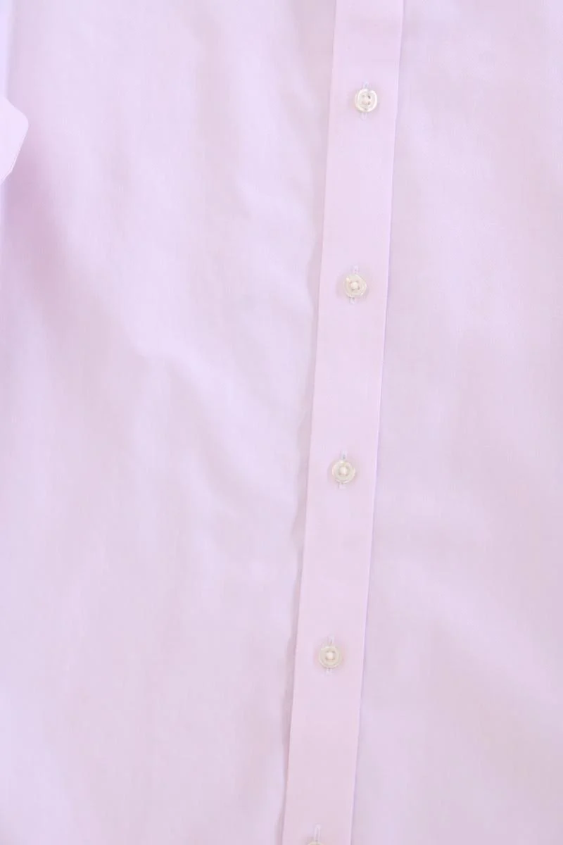 CHARLES TYRWHITT Langarmhemd für Herren Gr. Hemdgröße 46 rosa aus Baumwolle