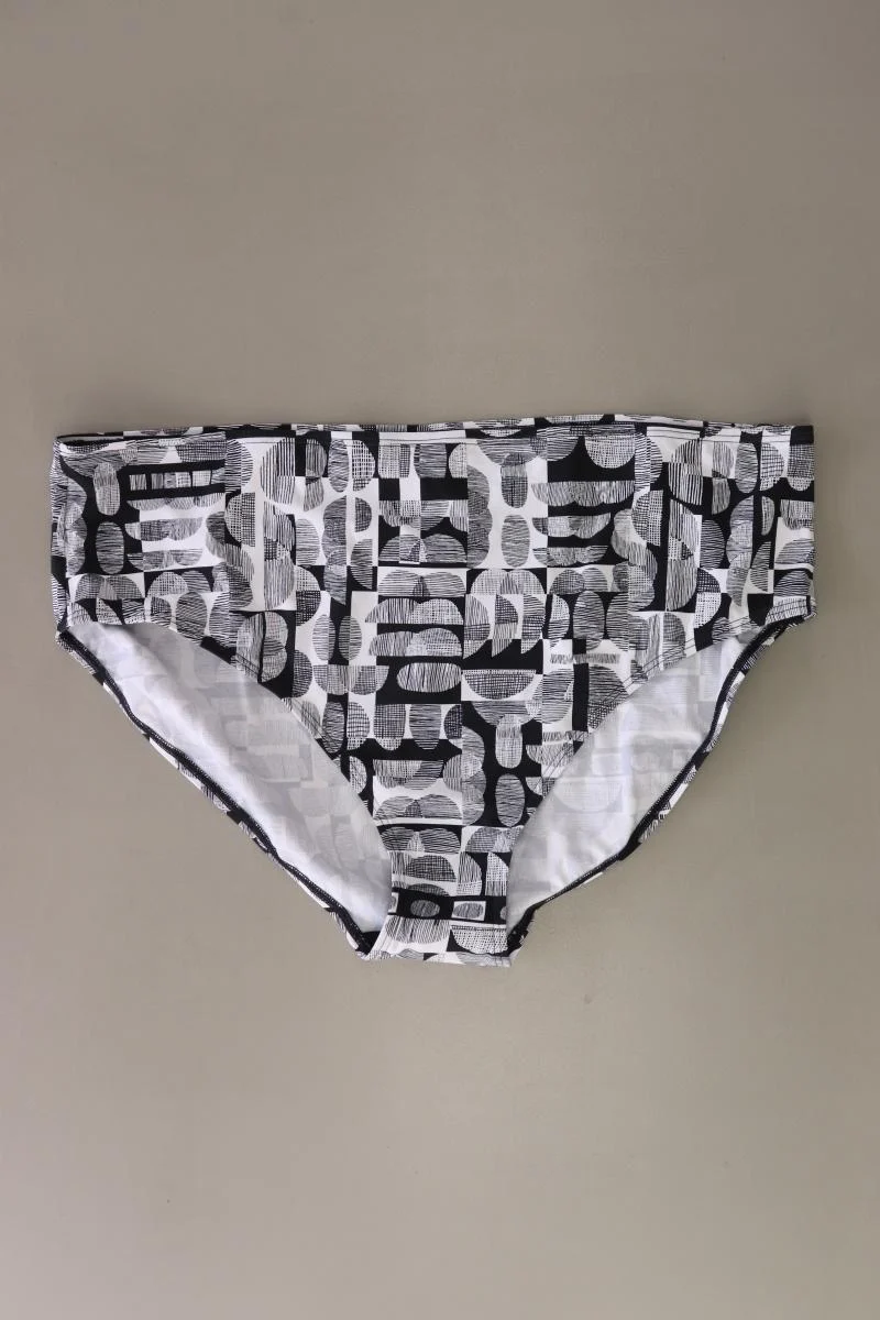 Ulla Popken Badehose Größe 58 weiß aus Polyester