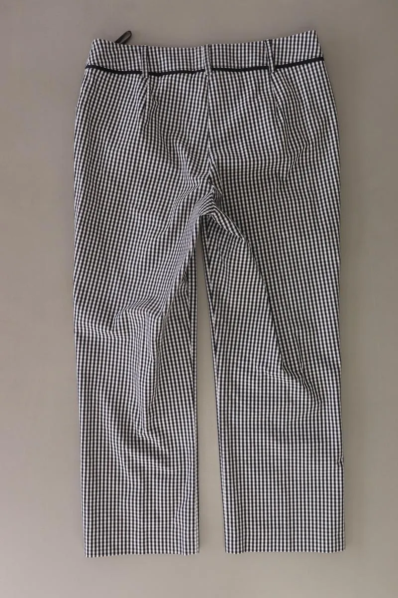 rick cardona 7/8 Hose Gr. 38 kariert grau aus Baumwolle