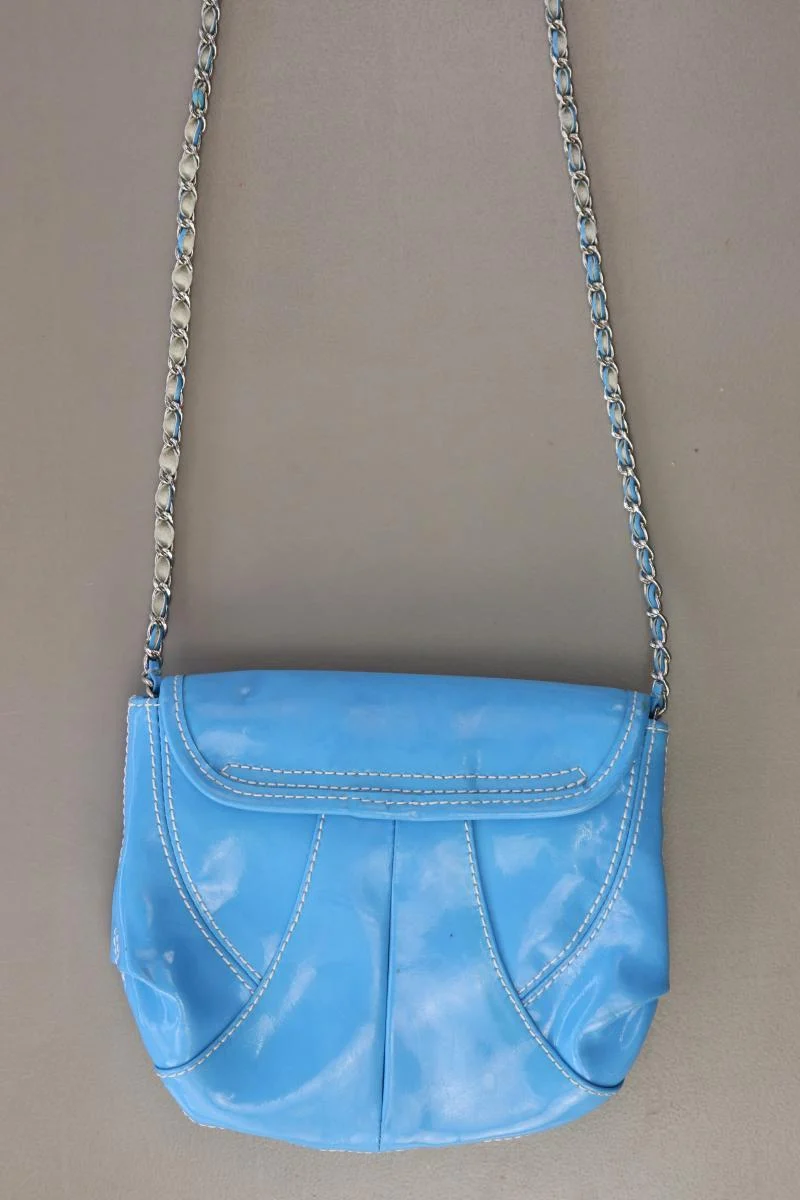 Silvio Tossi Tasche blau aus Kunstleder