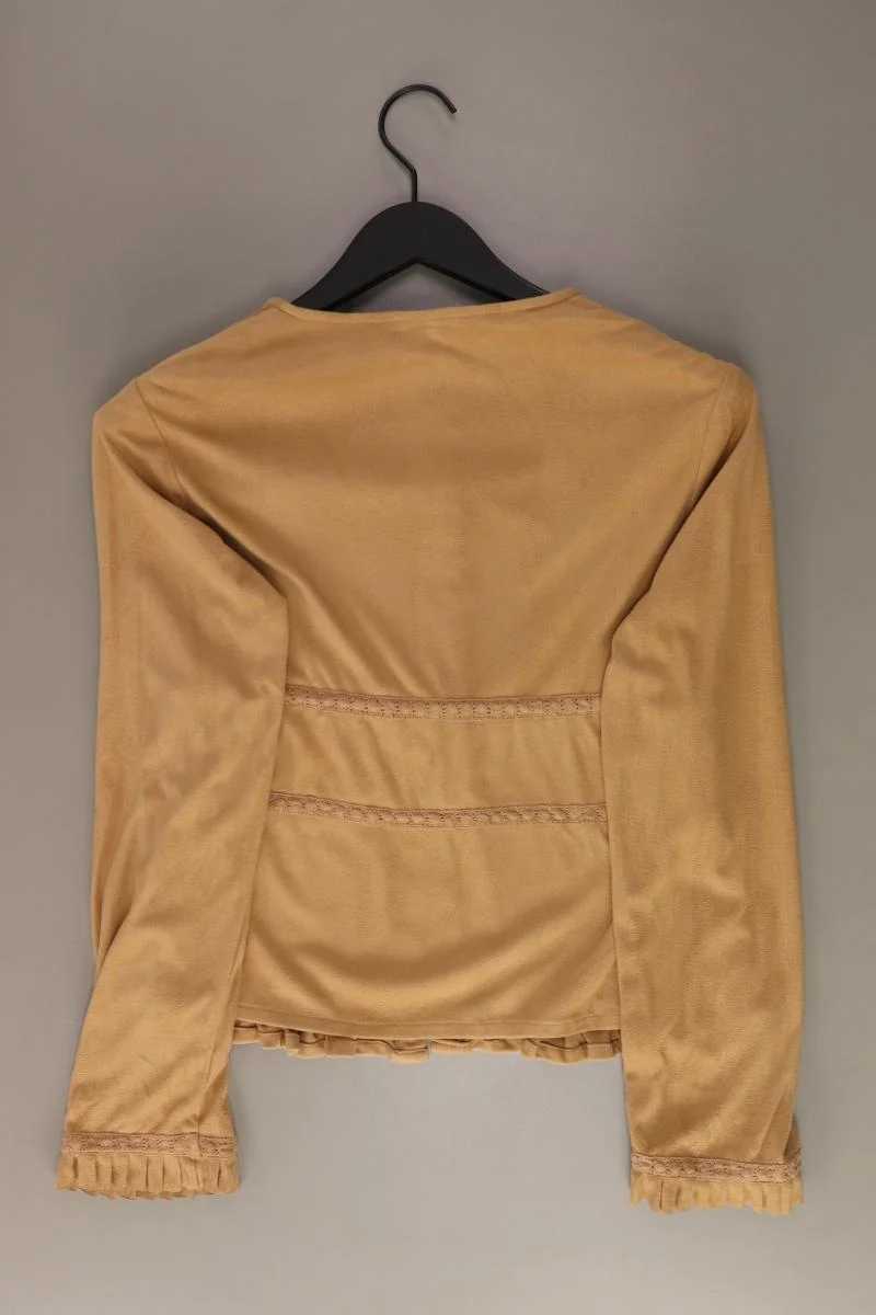 Street One Vintage Fransen Cardigan Gr. 38 neu mit Etikett Langarm braun