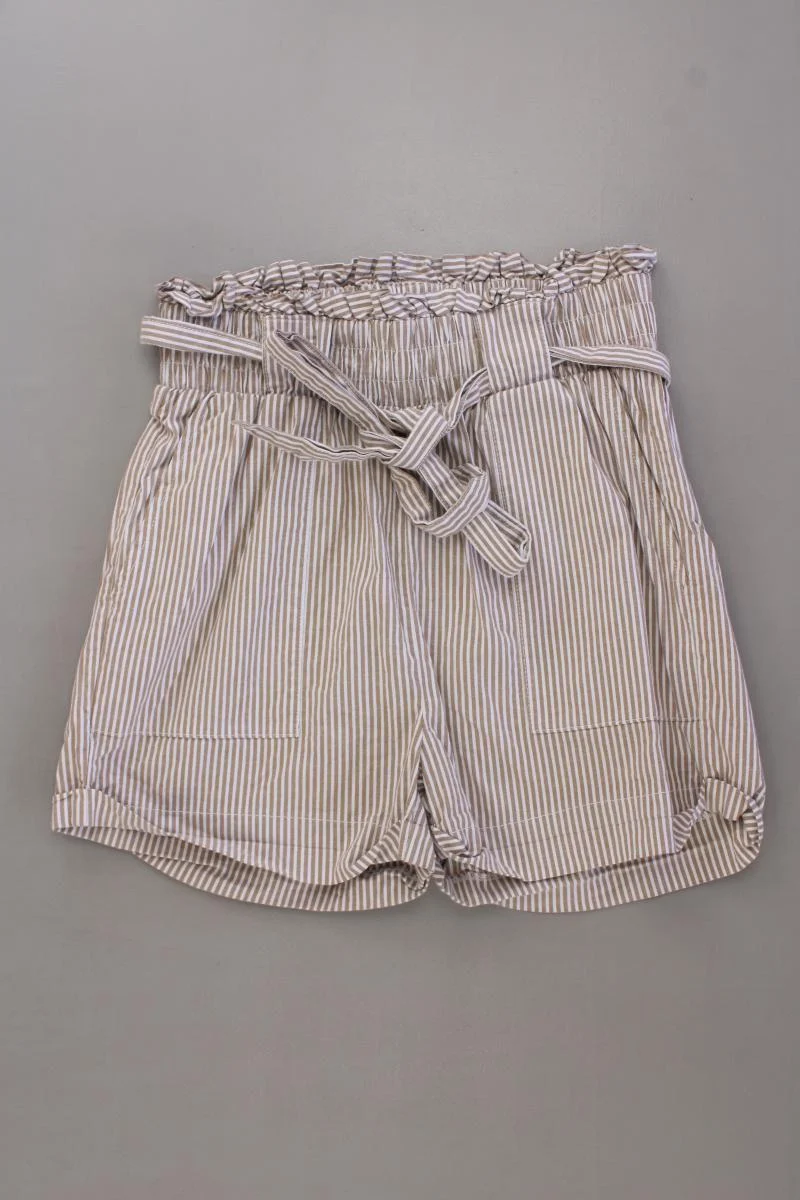 Only Shorts Gr. XS gestreift braun aus Baumwolle