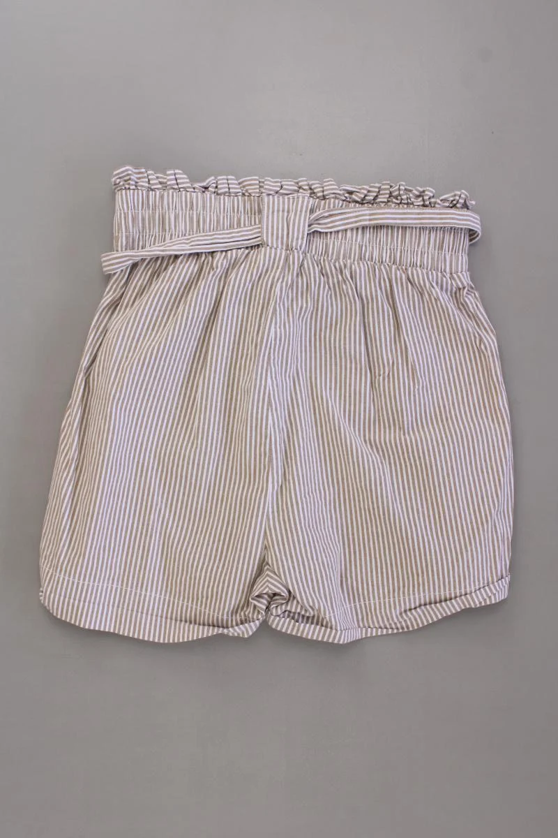 Only Shorts Gr. XS gestreift braun aus Baumwolle