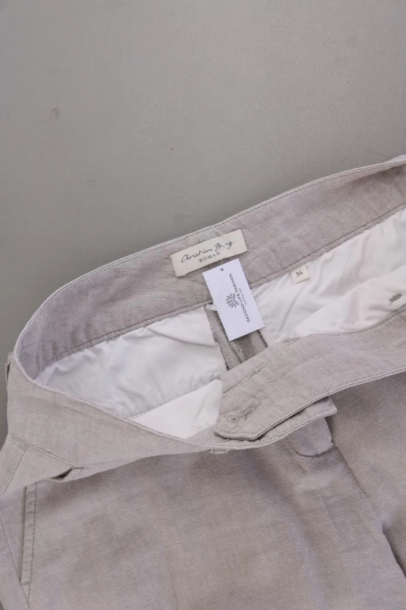 Christian Berg Leinenhose Gr. 36 neuwertig grau