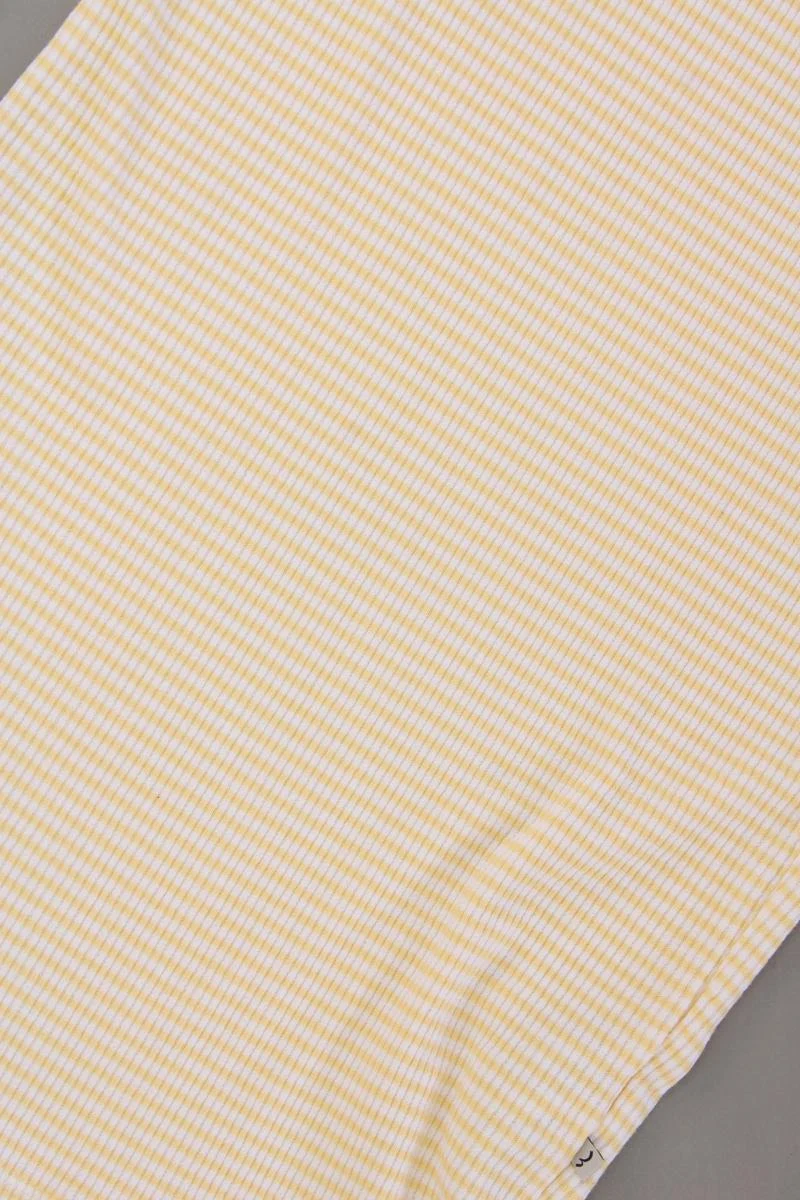 LTB Stretchkleid Gr. M neuwertig Kurzarm gelb aus Viskose