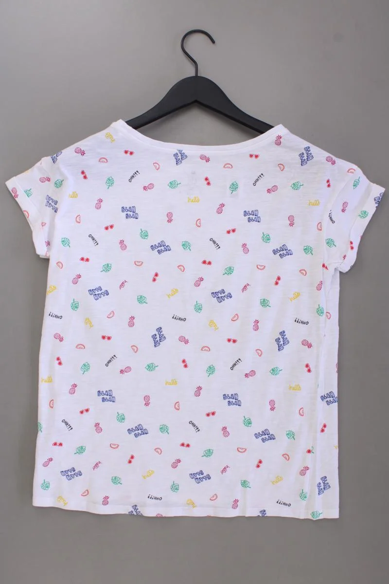 edc by Esprit Printshirt Gr. S Kurzarm mehrfarbig aus Baumwolle