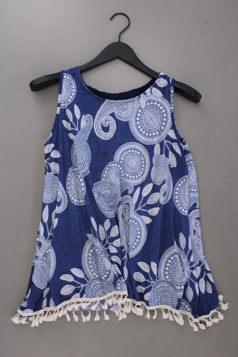Trägertop Gr. OneSize blau aus Polyester