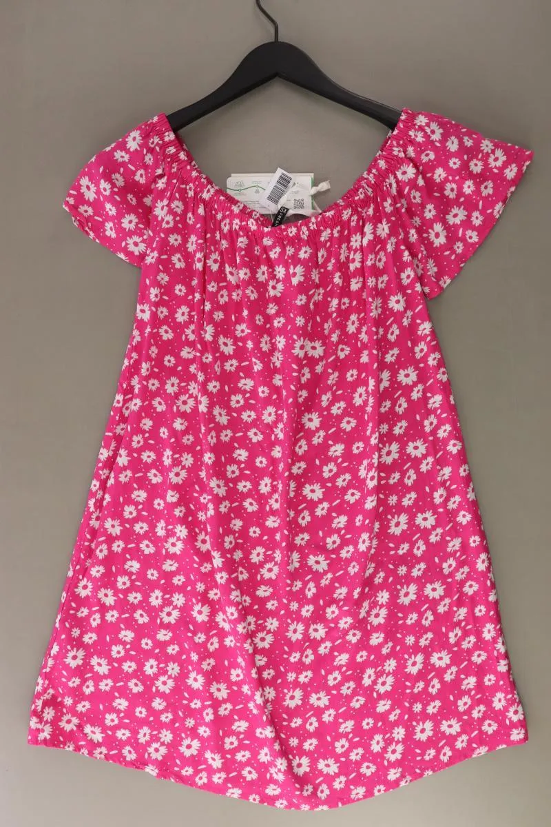 Fresh Made Kurzarmkleid Gr. XS neu mit Etikett mit Carmen-Ausschnitt pink
