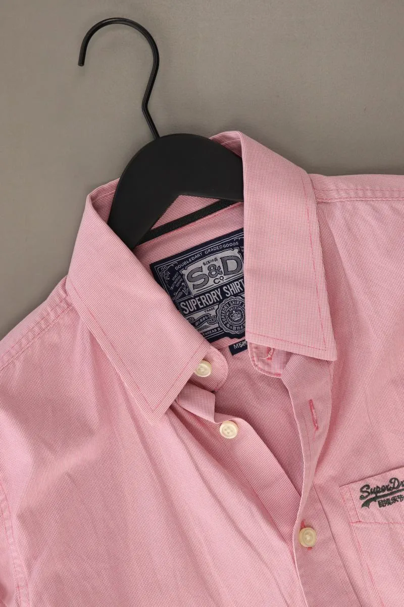 Superdry Langarmhemd für Herren Gr. M rosa aus Baumwolle