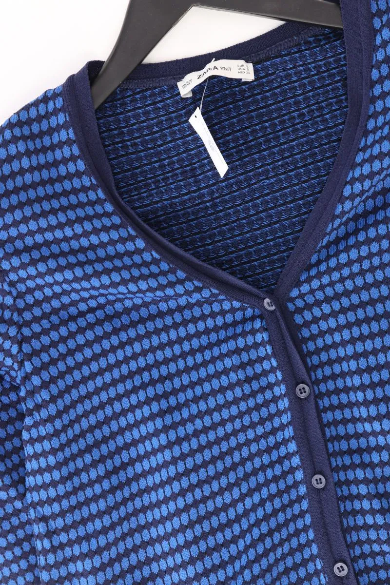Zara Strickjacke für Herren Gr. S Langarm blau