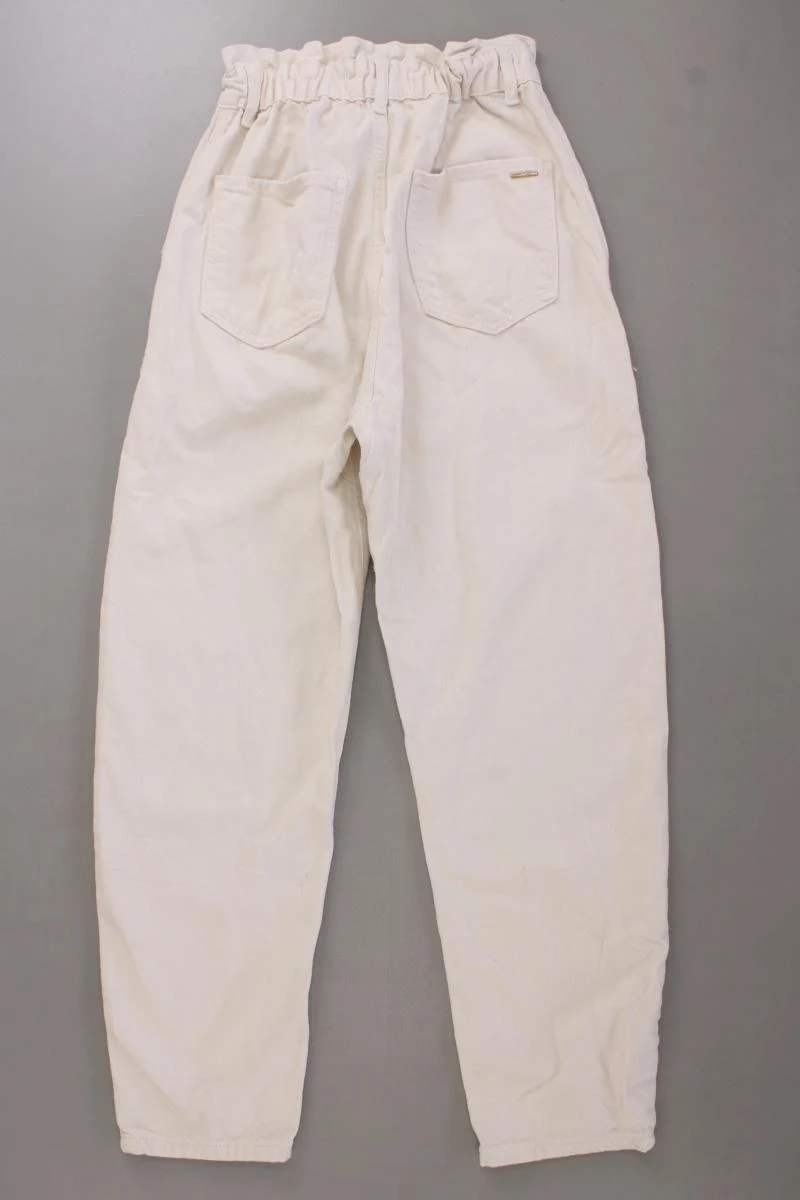 Zara 7/8 Hose Gr. 34 creme aus Baumwolle