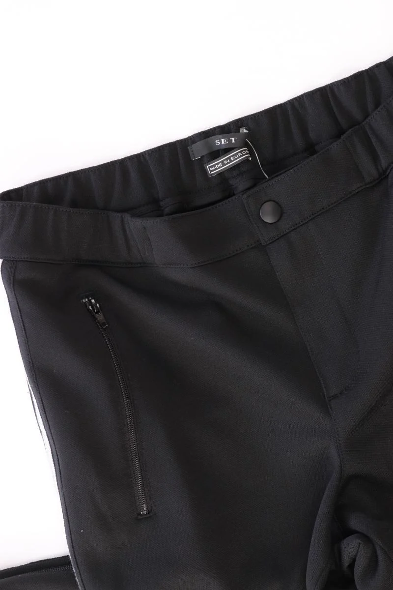 Set Stoffhose Gr. 36 schwarz aus Polyester