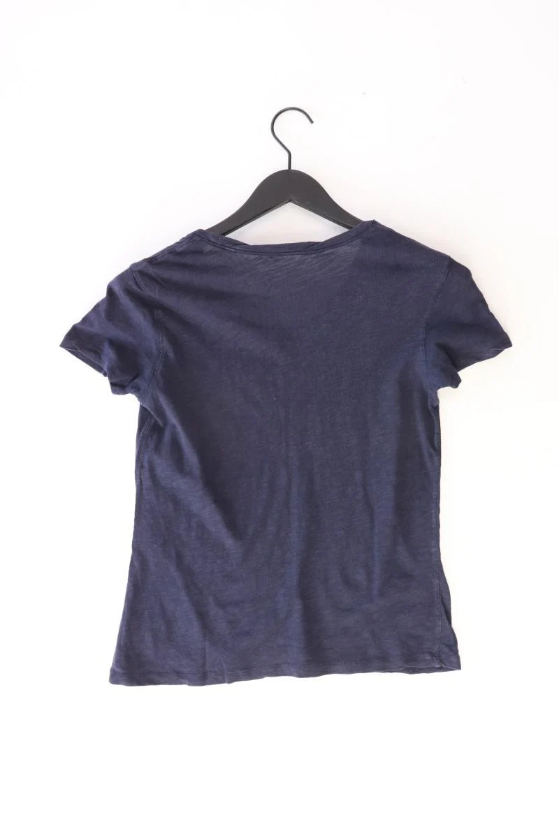 Marc O'Polo Leinenshirt Gr. L Kurzarm blau