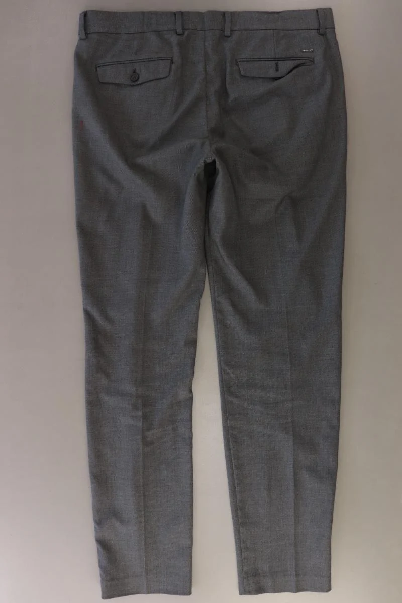 s.Oliver Black Label Anzughose für Herren Gr. Langgröße 102 grau aus Polyester