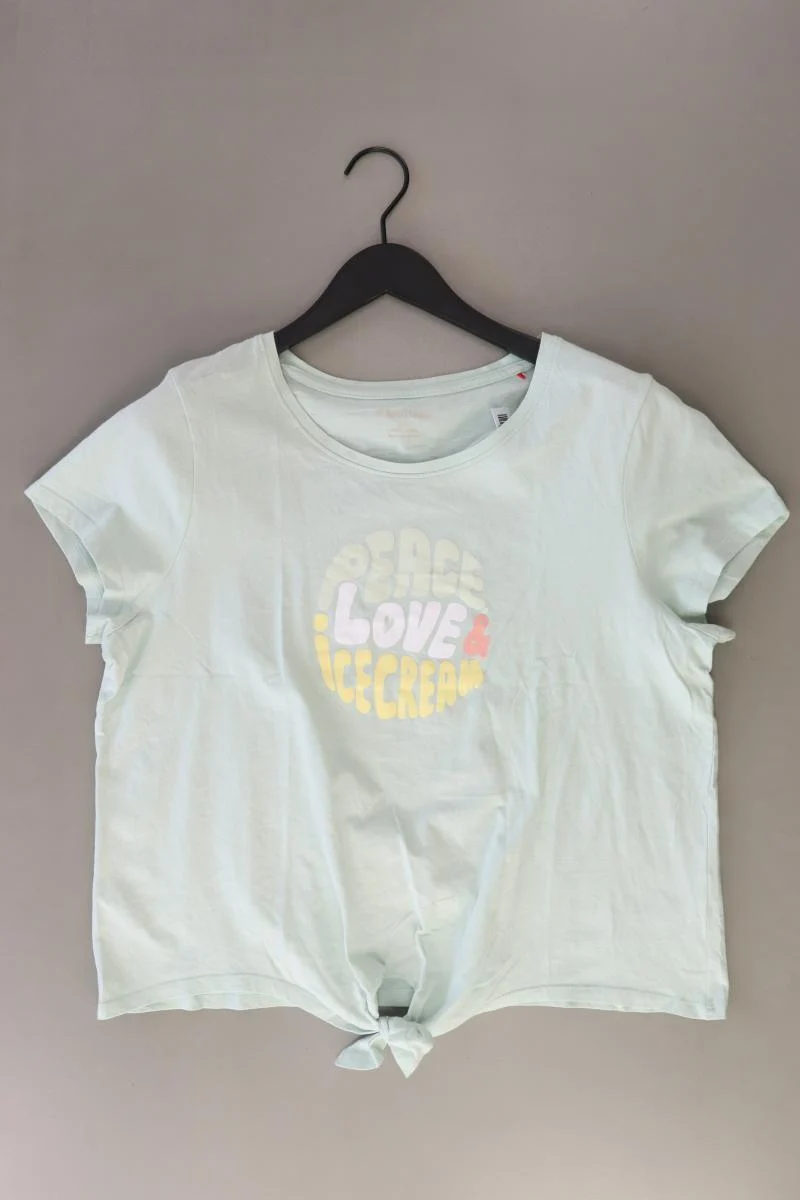 Manguun T-Shirt Gr. XXL Kurzarm türkis aus Baumwolle