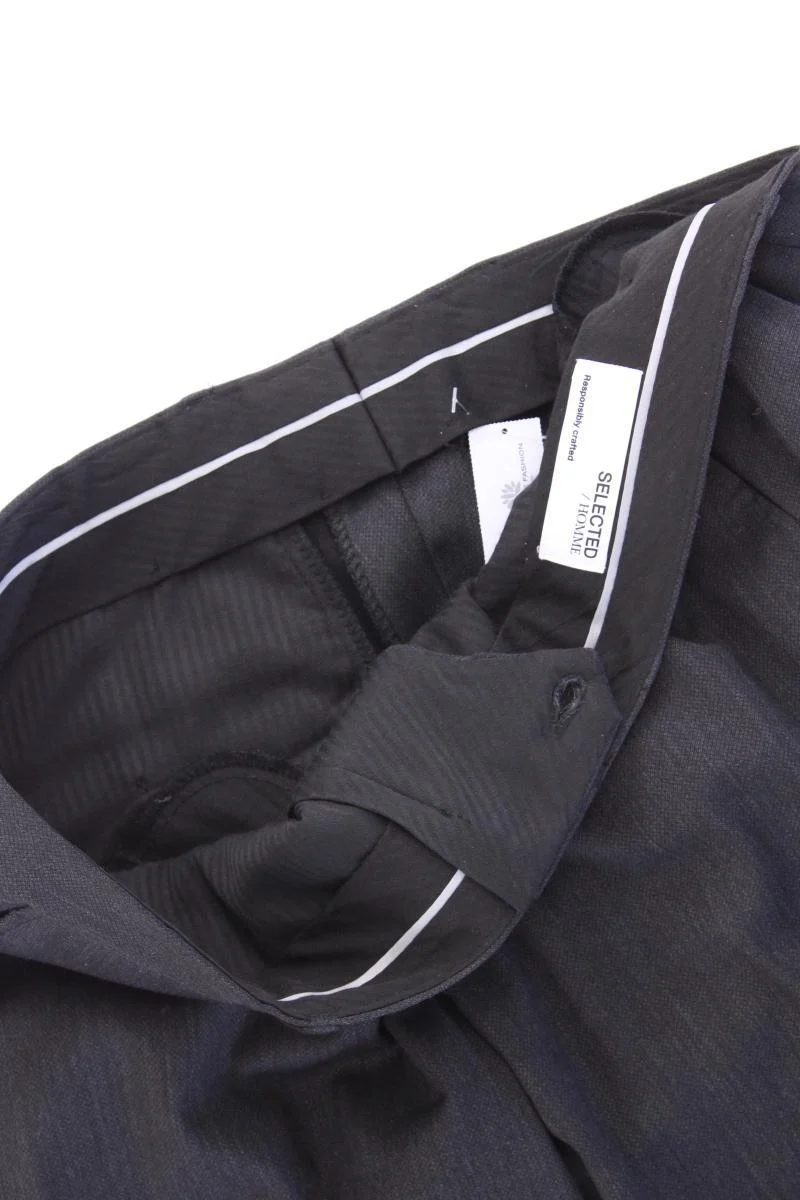 Selected Homme Anzughose für Herren Gr. 50 grau aus Polyester