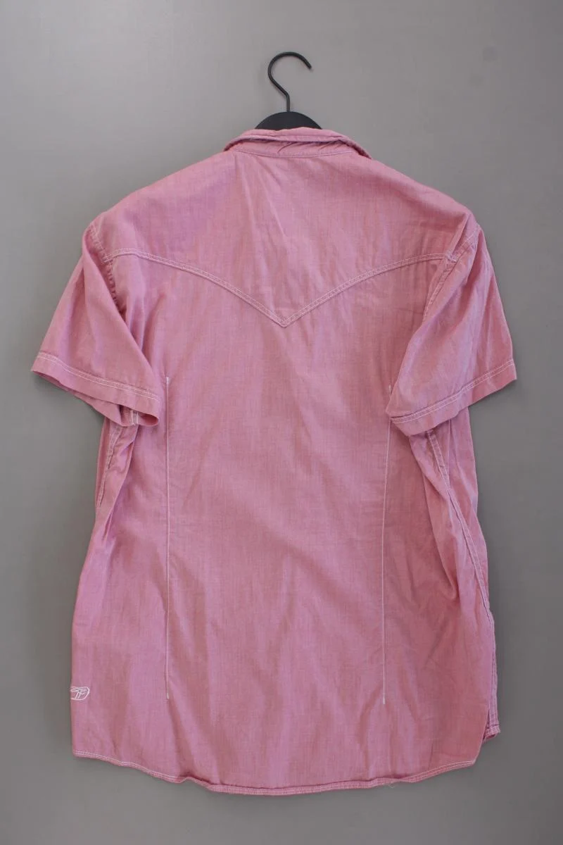 Tom Tailor (Denim) Kurzarmhemd für Herren Gr. XL rot aus Baumwolle