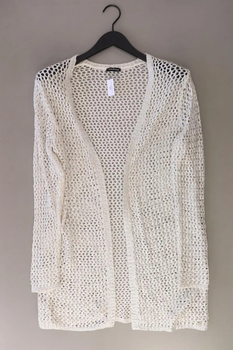 Taifun Regular Cardigan Gr. L Langarm silber