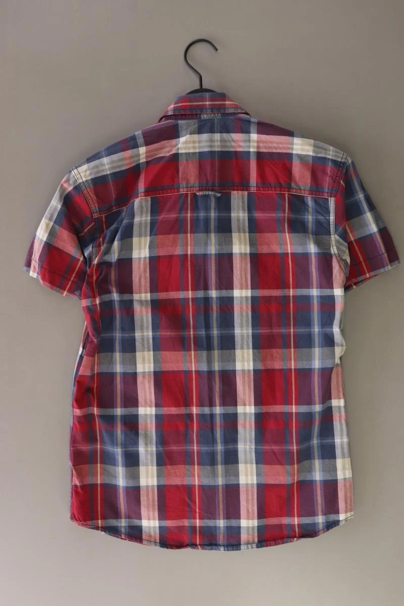 Jack & Jones Karohemd für Herren Gr. S kariert Kurzarm rot aus Baumwolle