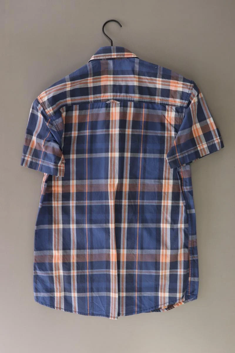 Jack & Jones Karohemd für Herren Gr. S kariert Kurzarm blau aus Baumwolle