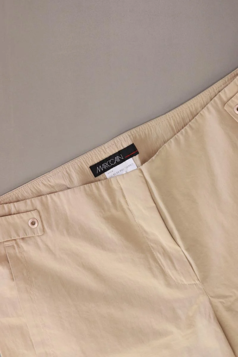 Marc Cain Hose Gr. 38/40 creme aus Baumwolle