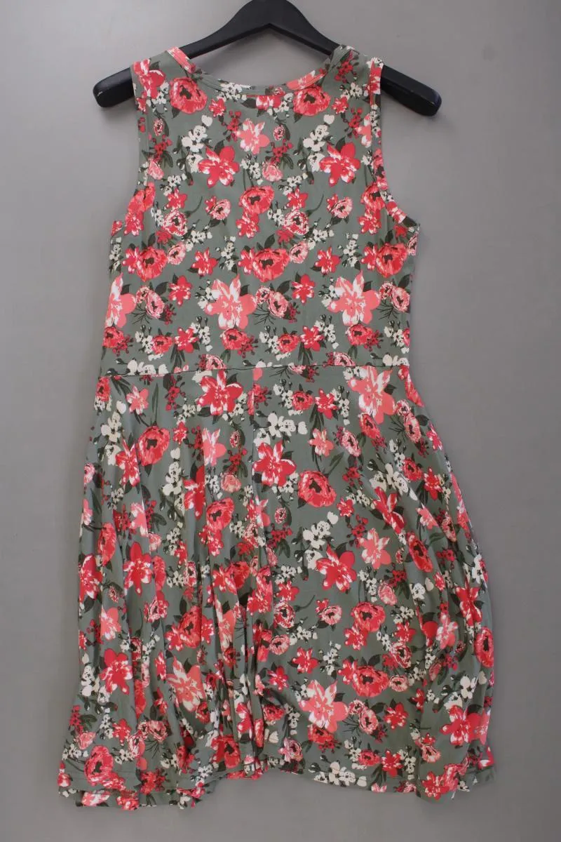 Laura Scott Jerseykleid Gr. 42 mit Blumenmuster Träger mehrfarbig