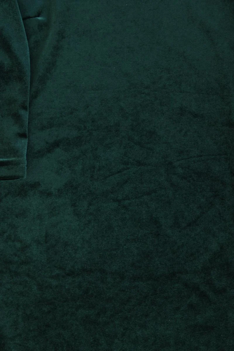 Vila Samtkleid Gr. XS 3/4 Ärmel olivgrün aus Polyester