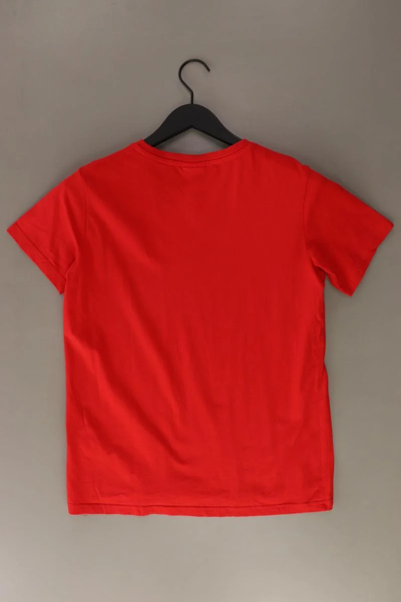 Champion Sportshirt Gr. L Kurzarm rot aus Baumwolle