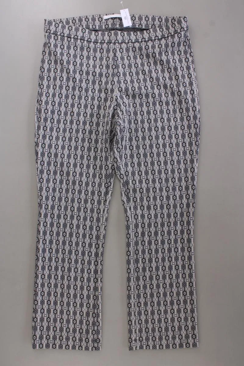 Raffaello Rossi Hose Gr. 42 geometrisches Muster neuwertig Modell Macy 7/8 grau