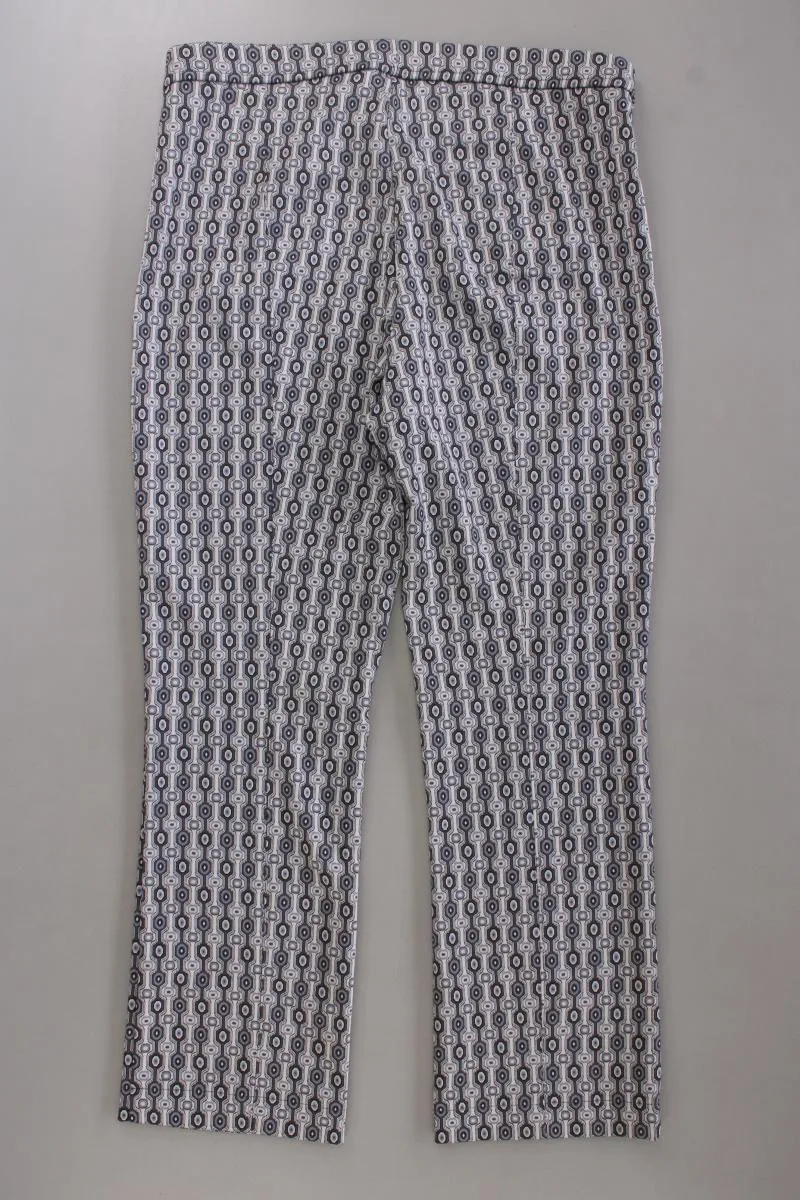 Raffaello Rossi Hose Gr. 42 geometrisches Muster neuwertig Modell Macy 7/8 grau