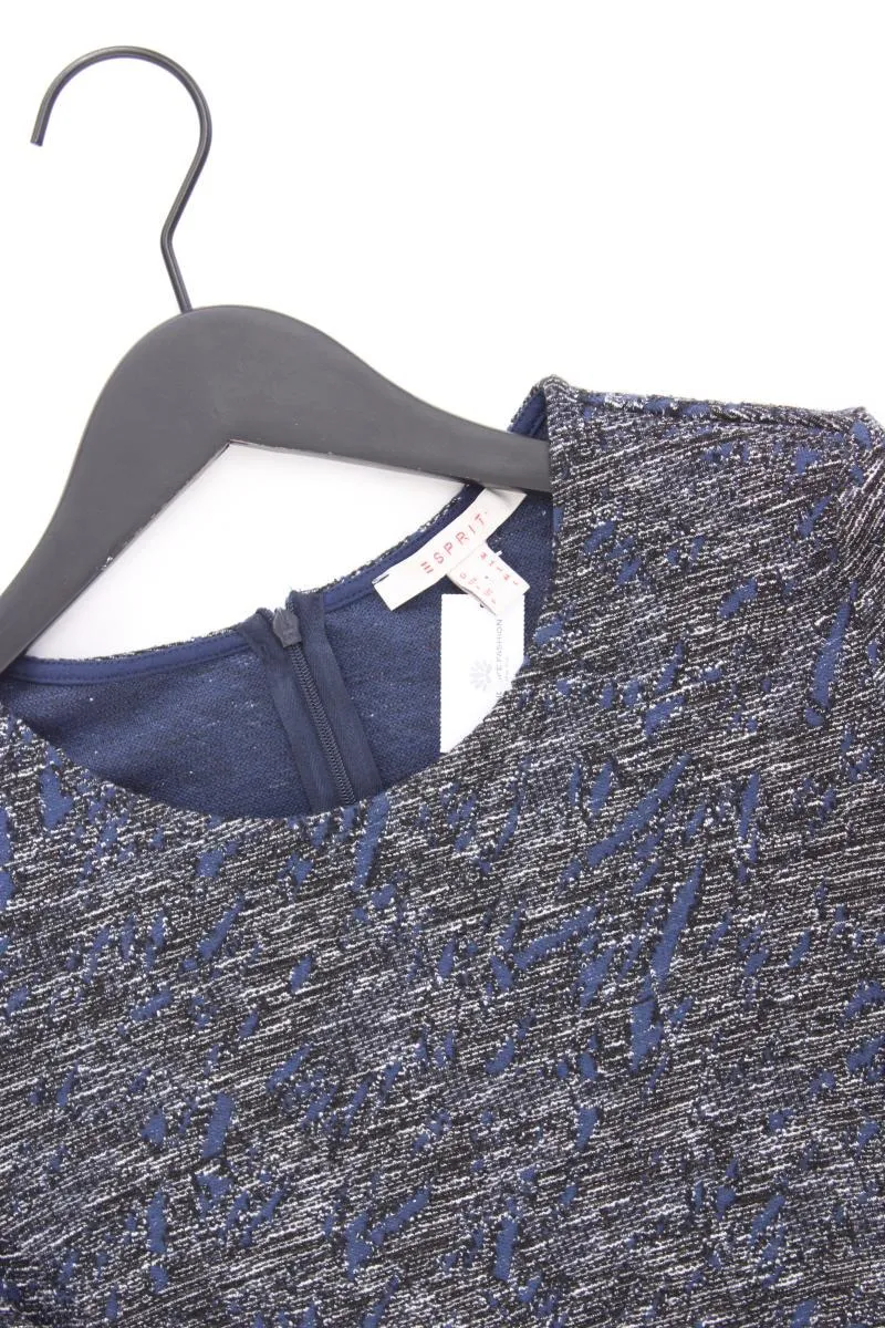 Esprit Bleistiftkleid Gr. M neuwertig Kurzarm blau