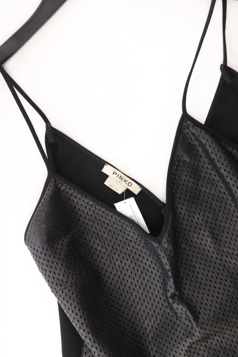 PINKO Spaghetti-Top Gr. S schwarz aus Polyester