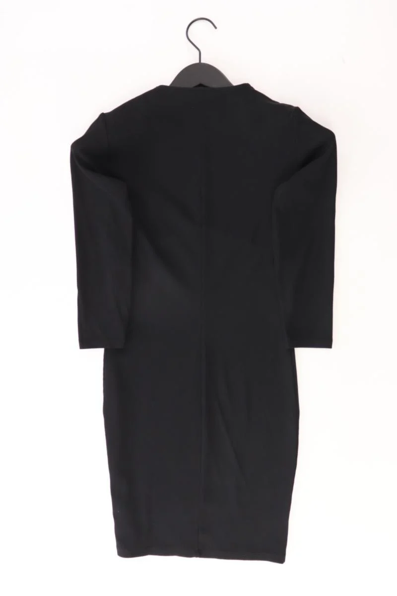 Bershka Abendkleid Gr. S 3/4 Ärmel schwarz aus Polyester
