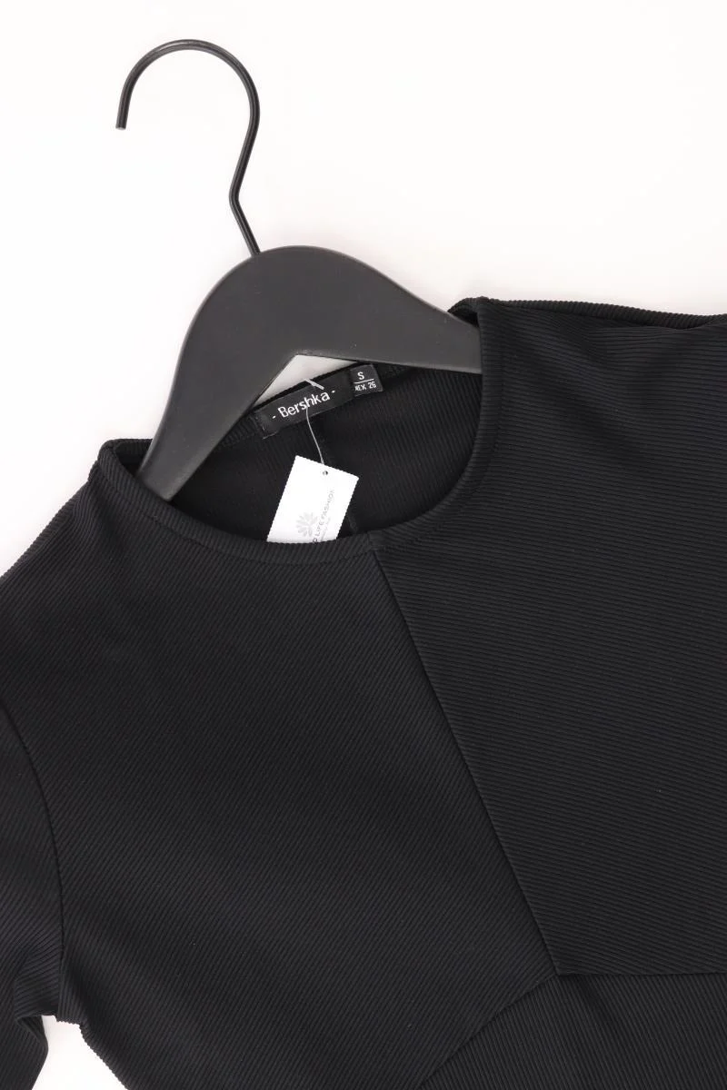 Bershka Abendkleid Gr. S 3/4 Ärmel schwarz aus Polyester