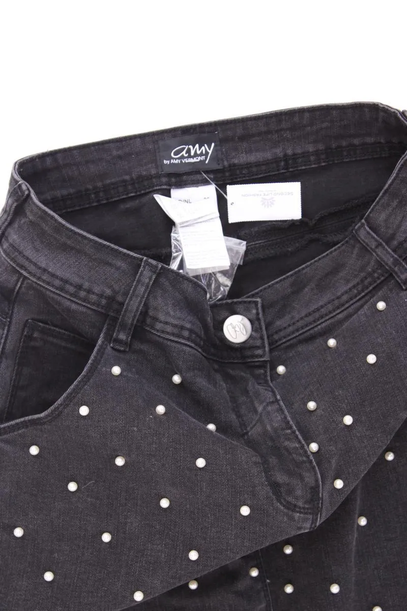 amy by AMY VERMONT Jeansrock Gr. 36 neuwertig grau aus Baumwolle