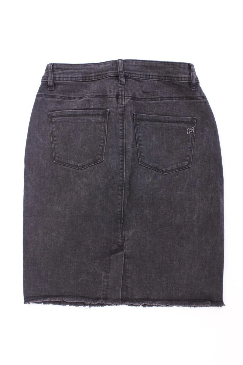 amy by AMY VERMONT Jeansrock Gr. 36 neuwertig grau aus Baumwolle