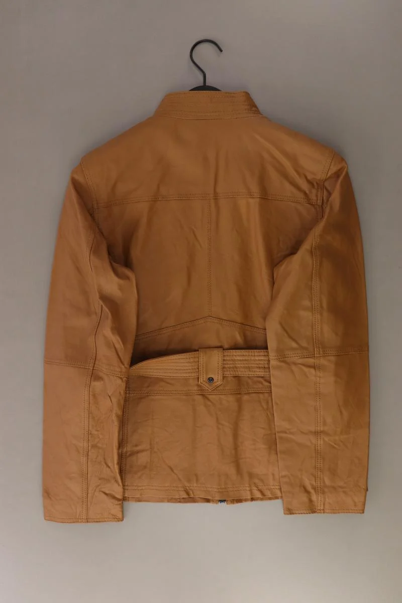 Cecil Kunstlederjacke Gr. M mit Gürtel braun aus Polyurethan