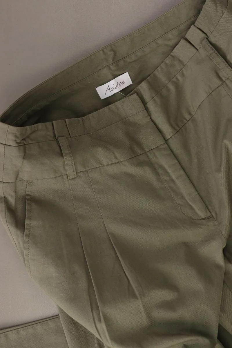 Aniston Hose Gr. 36 olivgrün aus Baumwolle