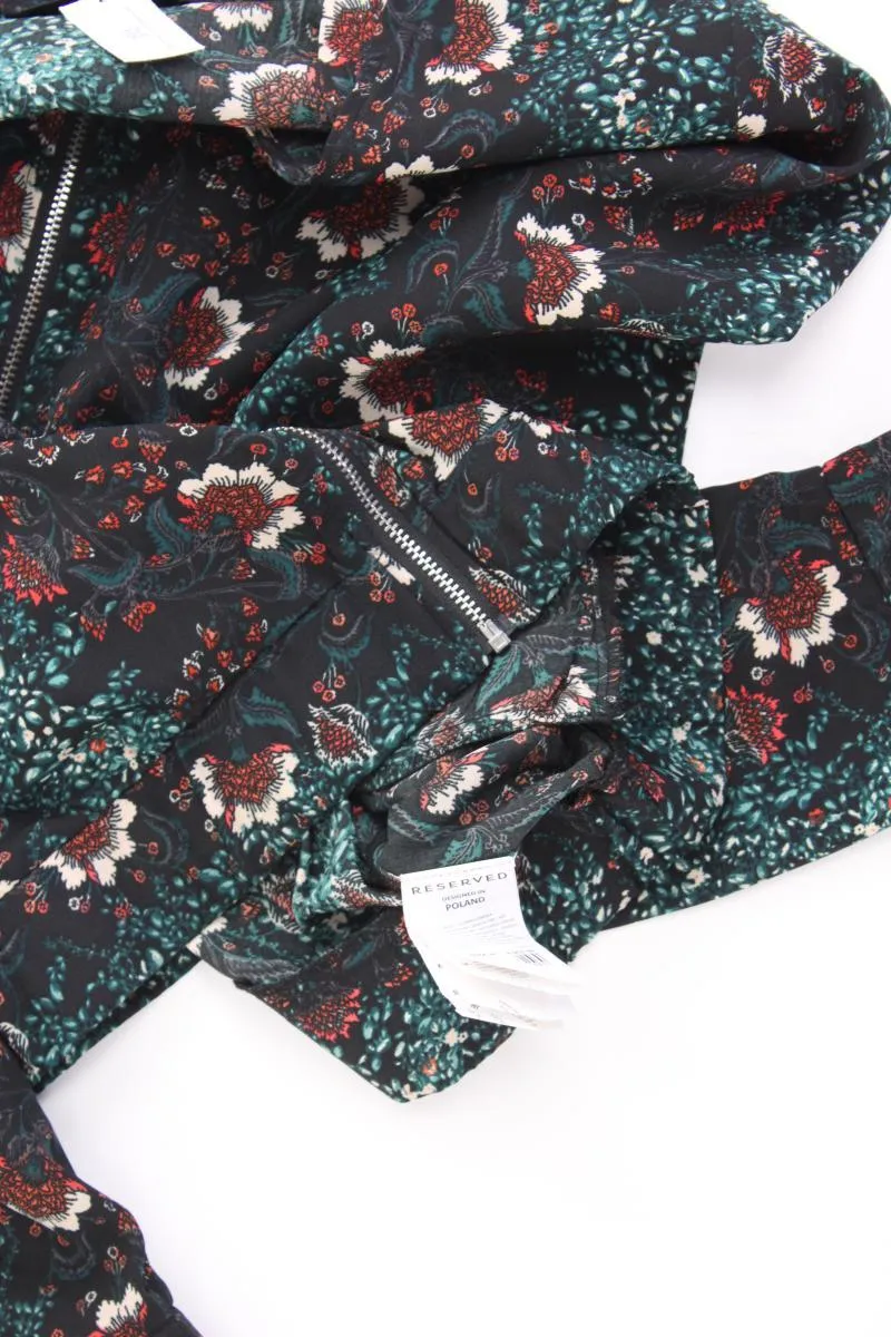 Reserved Blouson Gr. 34 mit Blumenmuster Langarm mehrfarbig aus Polyester